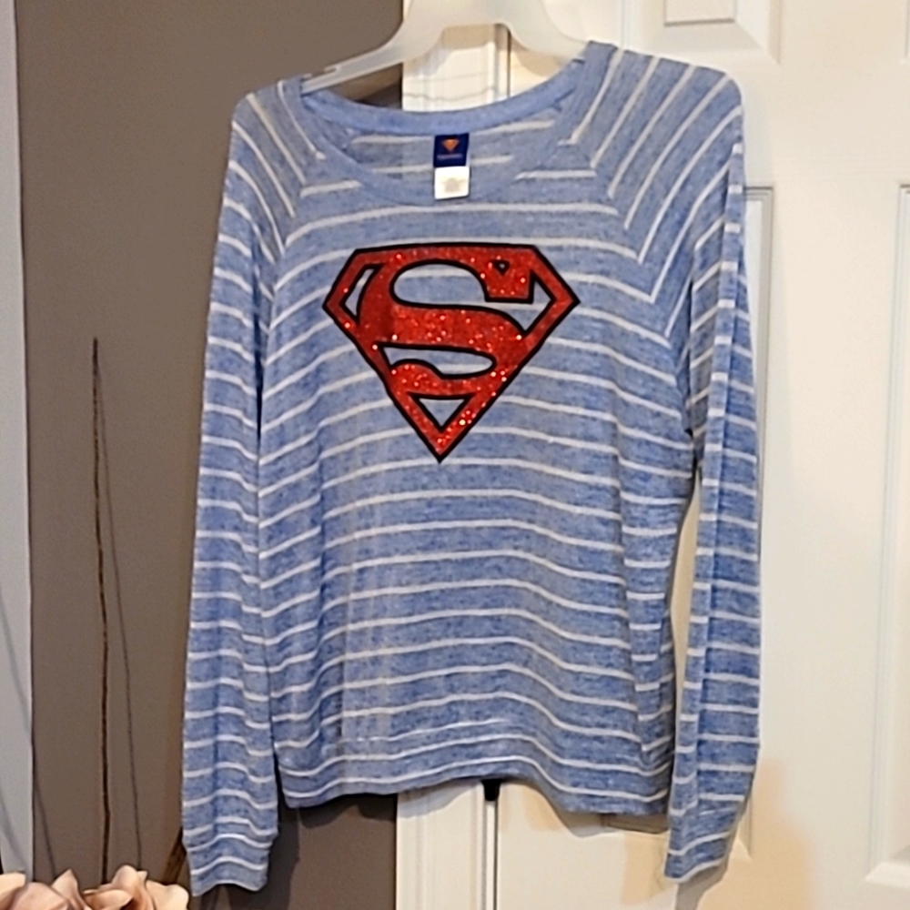 2x Superman S on your chest long sleeve shirt